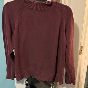 Quince Women's Plum Crew Neck Sweater